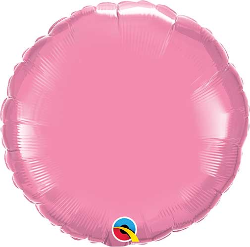 18 Inch Rose Pink Round Foil Balloon