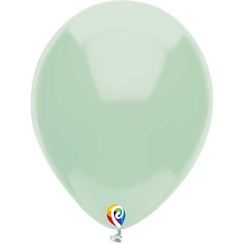 12" Funsational Mint Green Latex Balloons by Pioneer Balloon