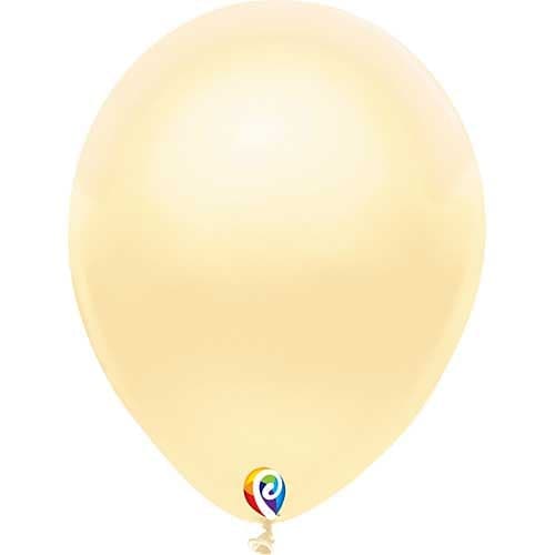 12" Funsational Pearl Ivory Latex Balloons by Pioneer Balloon
