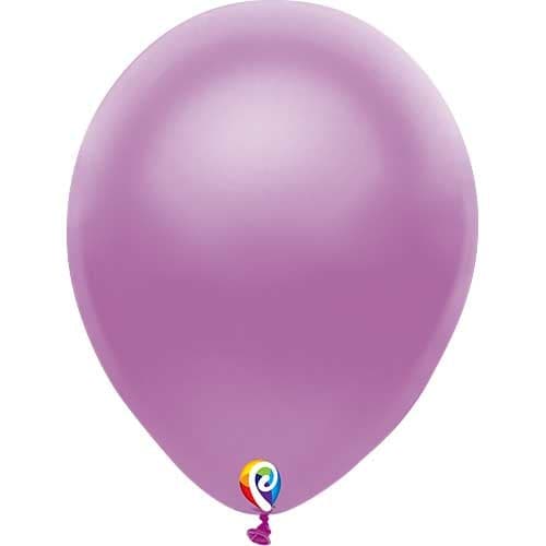 12" Funsational Pearl Purple Latex Balloons by Pioneer Balloon