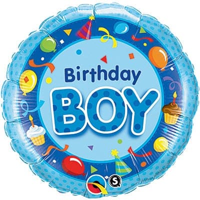 18 Inch Boy Birthday Foil Balloon