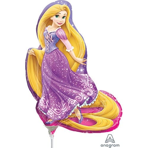 13 Inch Air Fill Disney Princess Rapunzel Foil Balloon