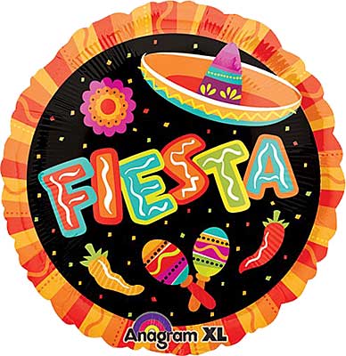 18 Inch Fiesta More Fun Foil Balloon