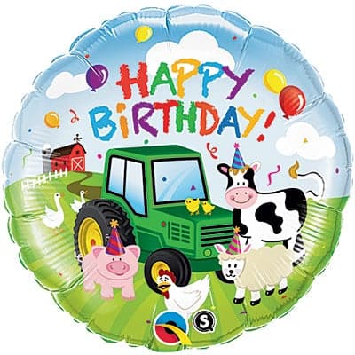 18 Inch Barnyard Birthday Foil Balloon