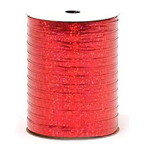 Red Holographic Curling Ribbon