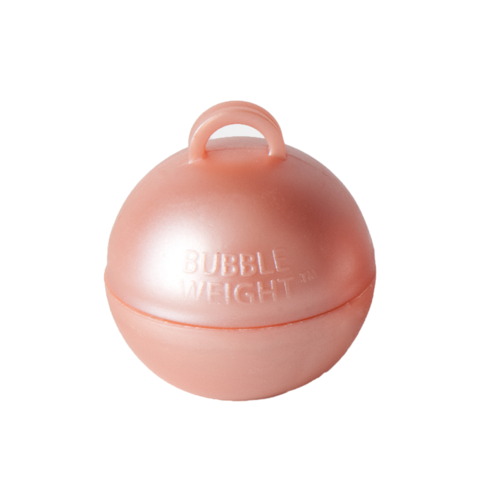 Bulk 35 gram Bubble Weight™ Balloon Weights | Metallic Rose Gold | 10 pc x 40 bags (400 pcs)