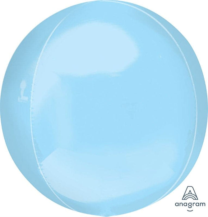 21 Inch Pastel Pale Blue Orbz Foil Balloon