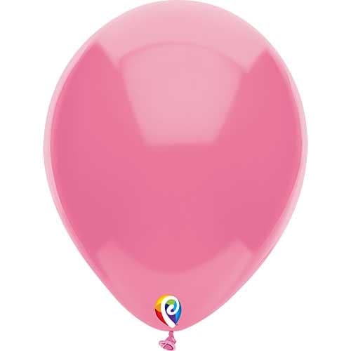 12" Funsational Hot Pink Latex Balloons by Pioneer Balloon
