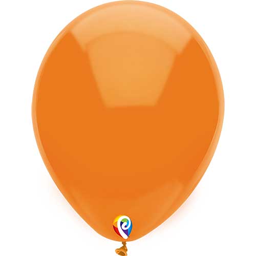 12" Funsational Orange Latex Balloons by Pioneer Balloon