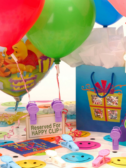 9-Gram Happy Clip™ Balloon Weights | Pastel Asst. | 100 pc