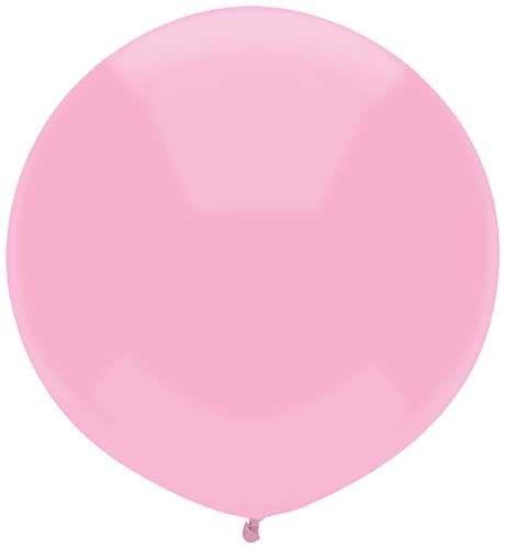 17" Real Pink Latex Balloons by Balloon Supply of America