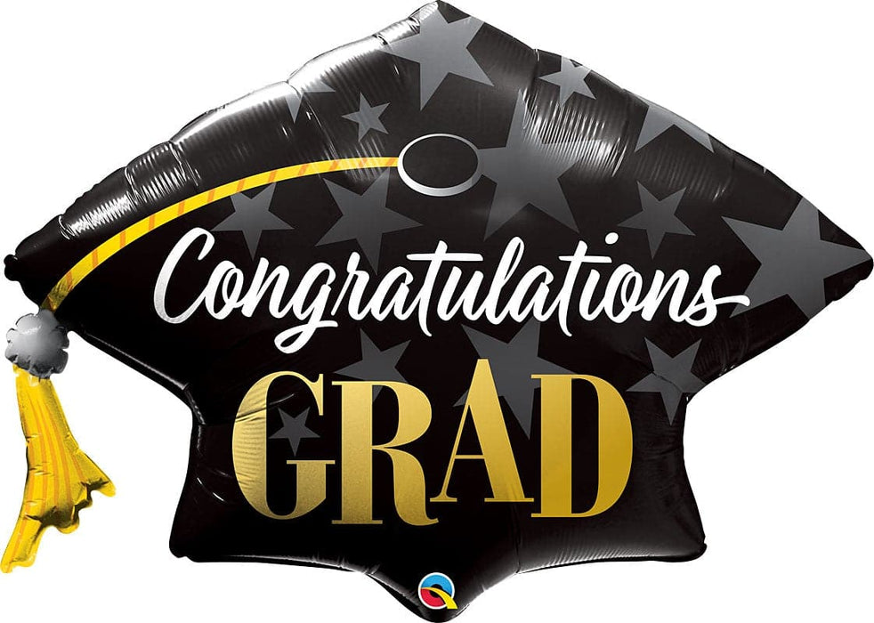 41 Inch Congratulations Grad Stars Jumbo Foil Balloon