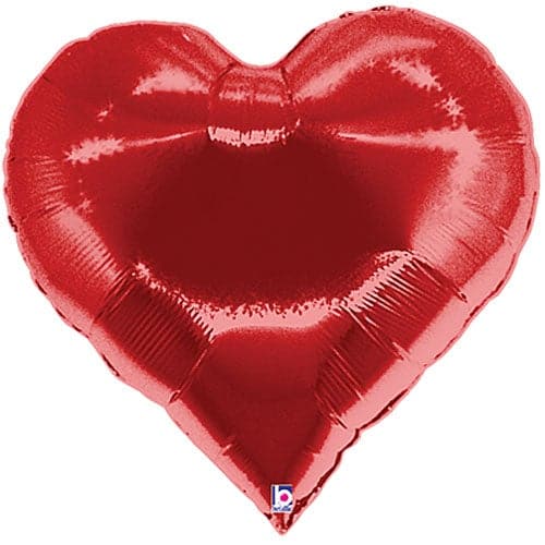35 Inch Casino Heart Shape Jumbo Foil Balloon