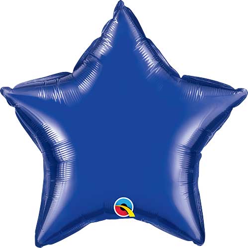18 Inch Dark Blue Star Foil Balloon