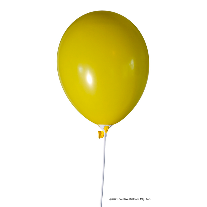 1-Piece 13" E-Z Balloon Stick | White | 100 pc