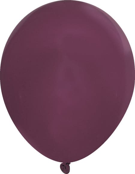 9" Self-Sealing Valved Latex Balloons | Crystal Burgundy | 1,000 pcs