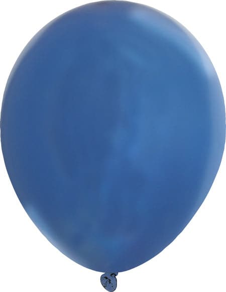 9" Self-Sealing Valved Latex Balloons | Metallic Blue | 1,000 pcs