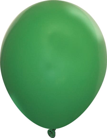 9" Self-Sealing Valved Latex Balloons | Standard Green | 1,000 pcs