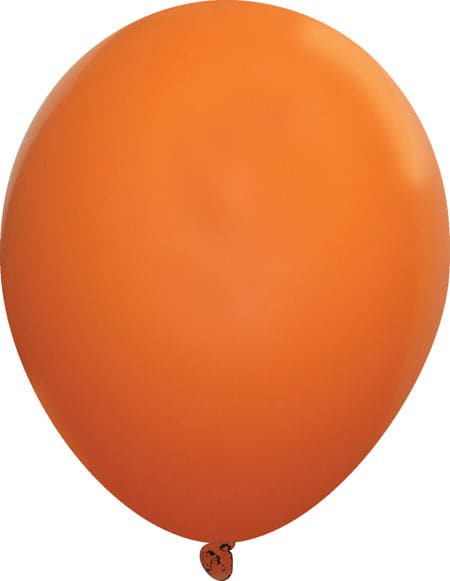 11" Self-Sealing Valved Latex Balloons | Standard Orange | 1,000 pcs