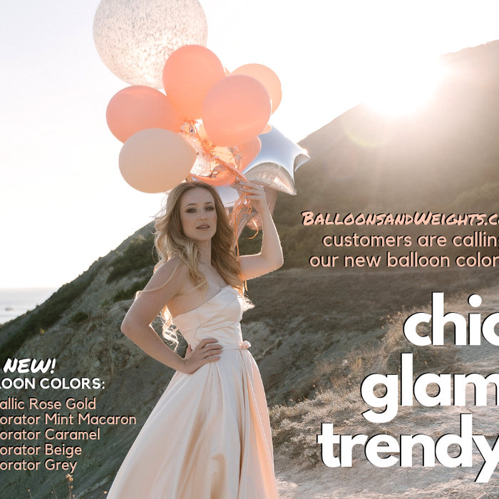 Trendy Balloon Colors Now Available!