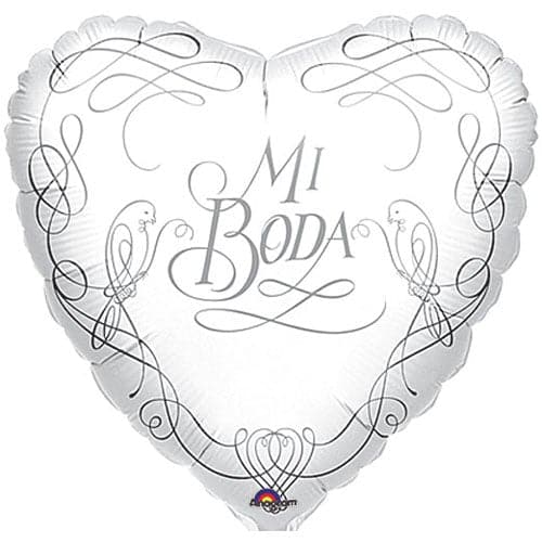 18 Inch Mi Boda Corazon Foil Balloon
