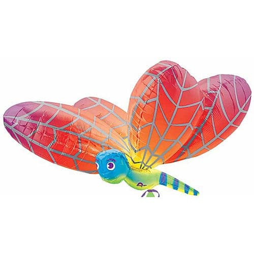 31 Inch Rainbow Dragonfly Shape Foil Balloon