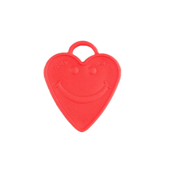 Bulk 100 Gram Heavy Happy Weight™ Balloon Weights | Red Heart | 10 pc x 20 bags (200 pcs)