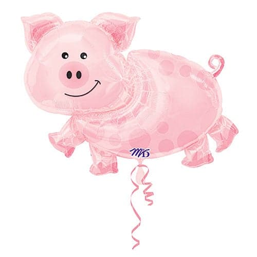 27 Inch Pig Body Shape Foil Balloon