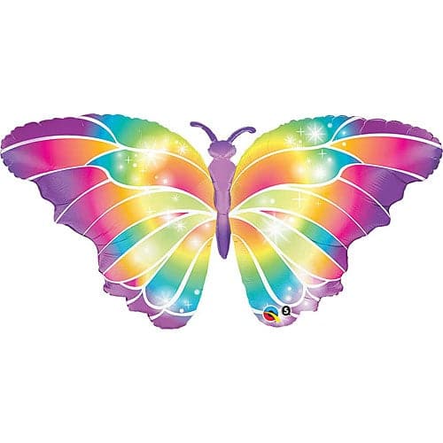 44" Luminous Butterfly Shape Jumbo Foil Balloon