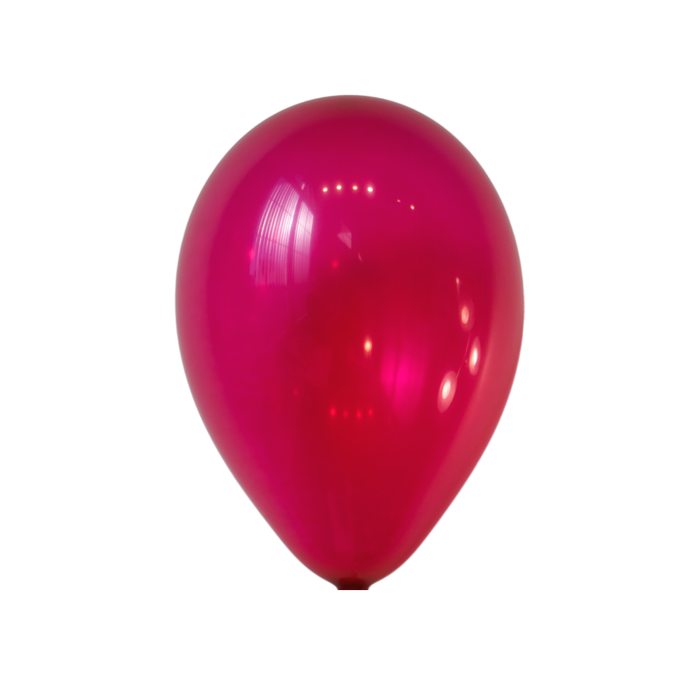 11" Crystal Fuchsia Latex Balloons by Gayla