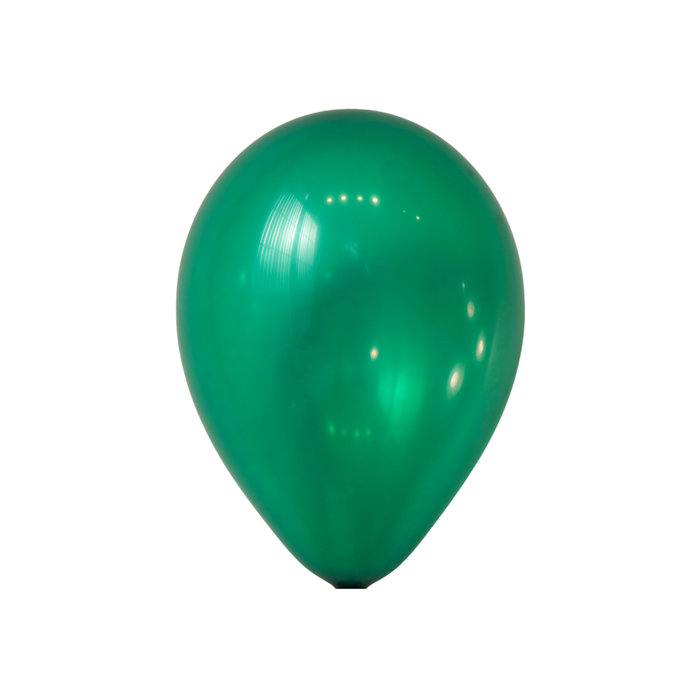 11" Crystal Green Latex Balloons by Gayla