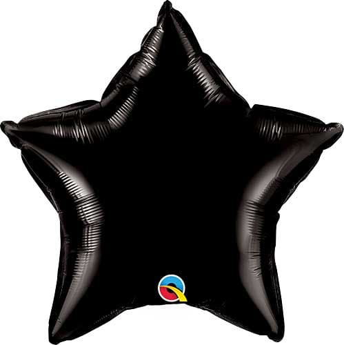 Onyx Black Star Foil Balloon
