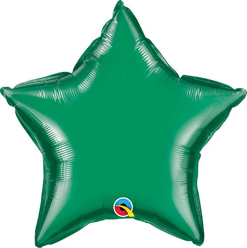 Emerald Green Star Foil Balloon