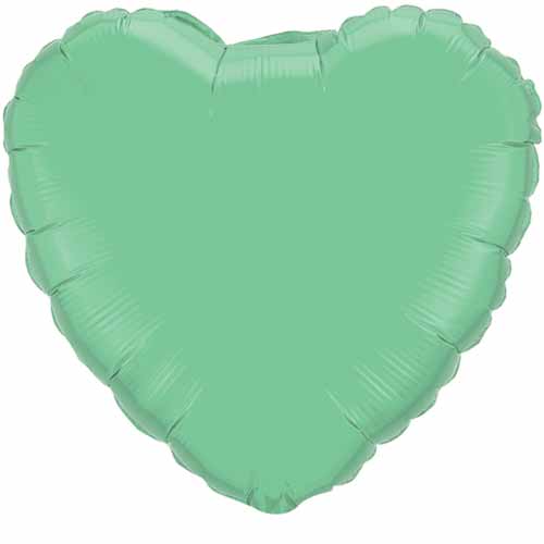 18 Inch Wintergreen Heart Foil Balloon