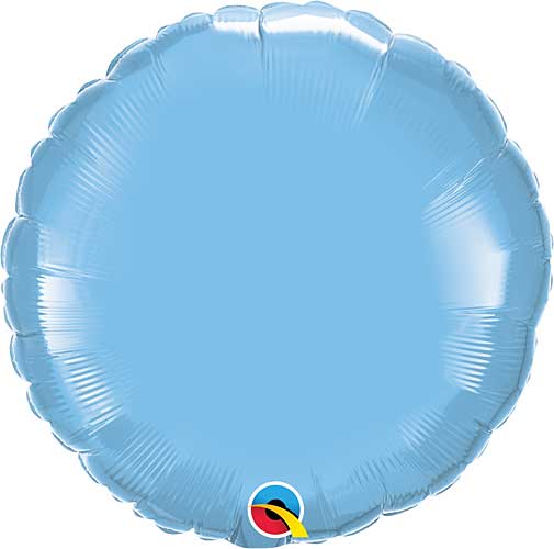 18 Inch Pale Blue Round Foil Balloon