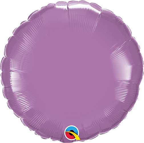 18 Inch Spring Lilac Round Foil Balloon