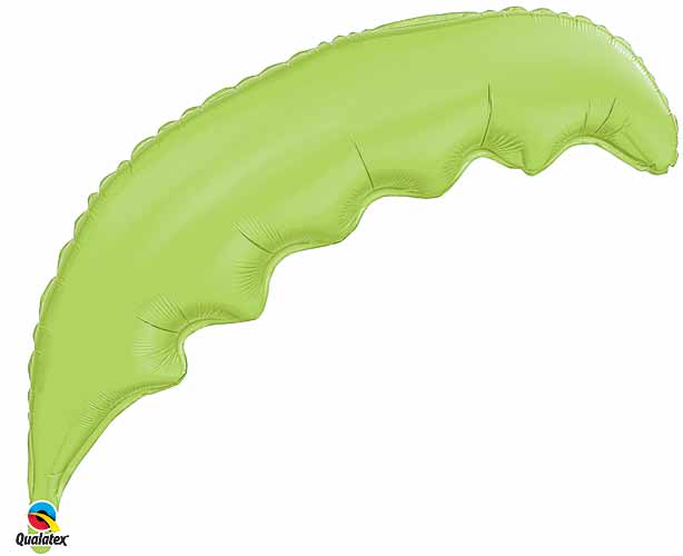 36 Inch Lime Green Palm Frond Jumbo Foil Balloon