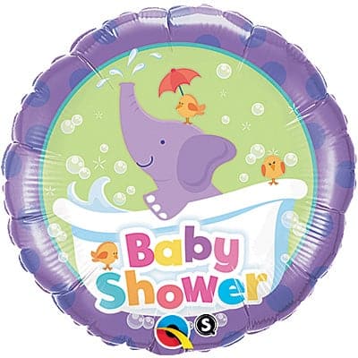 18 Inch Baby Shower Elephant Foil Balloon