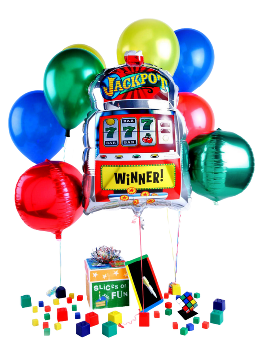 Bulk 65 gram Cube Weight™ Balloon Weights | Primary-Plus Asst. | 10 pc x 20 bags (200 pcs)