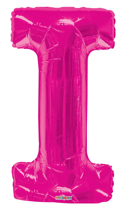 34" Jumbo Letter Foil Balloons | Hot Pink I | 50 pc