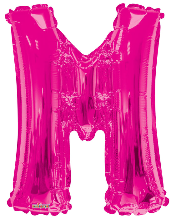 34" Jumbo Letter Foil Balloons | Hot Pink M | 50 pc