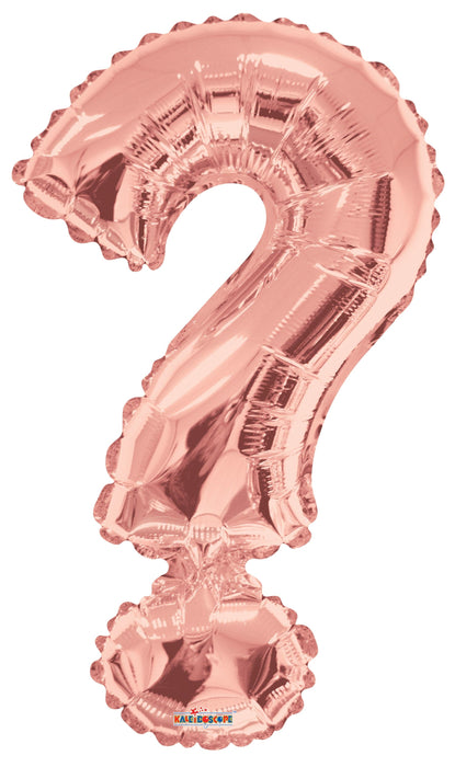 Rose gold clearance letter balloons