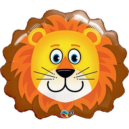 29" Lovable Lion Head Shape Foil Balloon