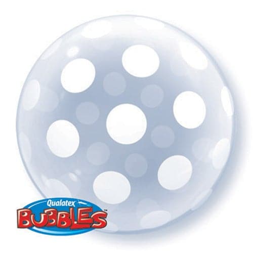 20 Inch Decorator Polka Dots Bubble Balloon