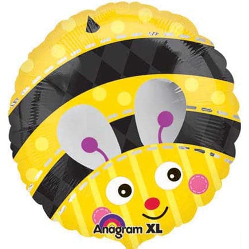 18 Inch Cute Bumble Bee Foil Balloon