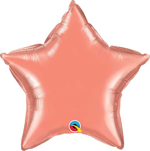 18 Inch Coral Star Foil Balloon