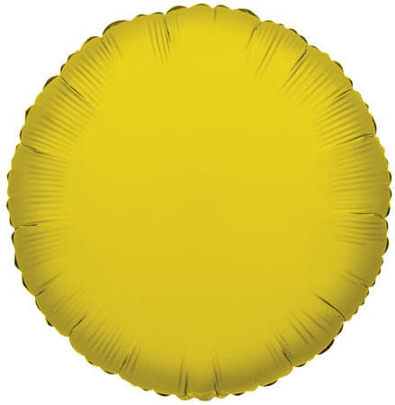 18" Round Foil Balloons | Solid Color | 100 pc