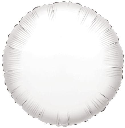 18" Round Foil Balloons | Solid Color | 100 pc