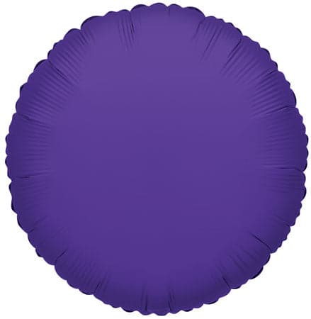 18" Round Foil Balloons | Solid Color | 100 pc