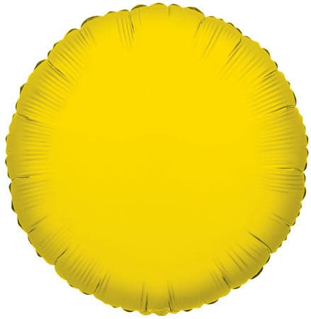 18" Round Foil Balloons | Solid Color | 100 pc